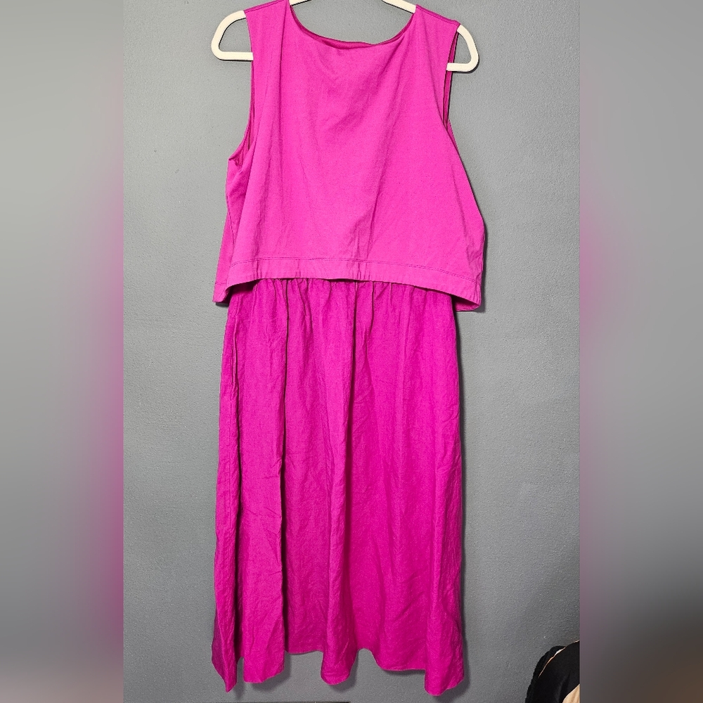 Alfani Layered Midi Dress Size XL ALTERED